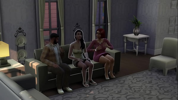 the sims 4 introduced to my new family orgy